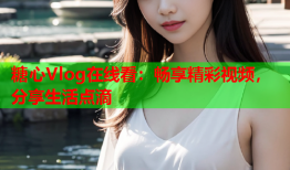糖心Vlog在线看：畅享精彩视频，分享生活点滴