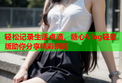 轻松记录生活点滴，糖心Vlog轻量版助你分享精彩瞬间