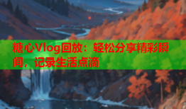 糖心Vlog回放：轻松分享精彩瞬间，记录生活点滴