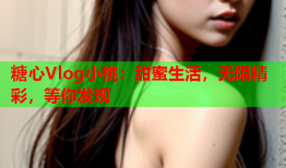 糖心Vlog小桃：甜蜜生活，无限精彩，等你发现
