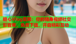 糖心Vlog官网：你的随身视频社交影音库，免费下载，开启精彩互动