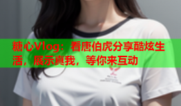 糖心Vlog：看唐伯虎分享酷炫生活，展示真我，等你来互动