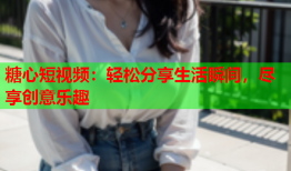 糖心短视频：轻松分享生活瞬间，尽享创意乐趣