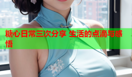糖心日常三次分享 生活的点滴与感悟