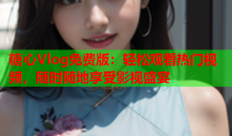 糖心Vlog免费版：轻松观看热门视频，随时随地享受影视盛宴