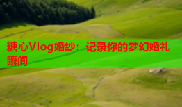 糖心Vlog婚纱：记录你的梦幻婚礼瞬间