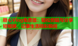 糖心Vlog免费版：轻松剪辑与分享短视频，记录生活精彩瞬间