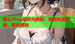 糖心Vlog最新兑换码：解锁私密影像，即刻拥有