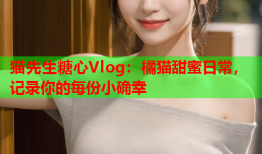 猫先生糖心Vlog：橘猫甜蜜日常，记录你的每份小确幸