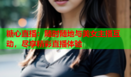 糖心直播：随时随地与美女主播互动，尽享精彩直播体验