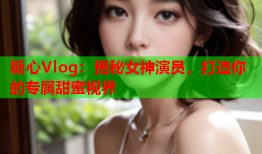 糖心Vlog：揭秘女神演员，打造你的专属甜蜜视界