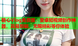 糖心Vlog免费版：安卓短视频创作神器，简易剪辑，无限精彩等你体验