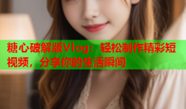 糖心破解版Vlog：轻松制作精彩短视频，分享你的生活瞬间
