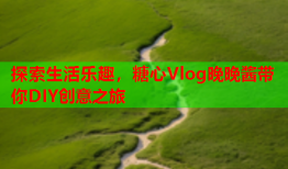 探索生活乐趣，糖心Vlog晚晚酱带你DIY创意之旅