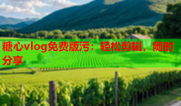 糖心vlog免费版污：轻松剪辑，随时分享