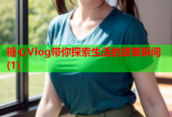 糖心Vlog带你探索生活的甜蜜瞬间(1)
