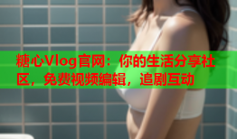 糖心Vlog官网：你的生活分享社区，免费视频编辑，追剧互动