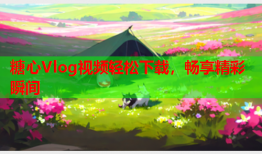 糖心Vlog视频轻松下载，畅享精彩瞬间