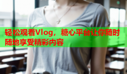 轻松观看Vlog，糖心平台让你随时随地享受精彩内容