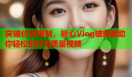 突破付费限制，糖心Vlog破解版助你轻松创作高质量视频