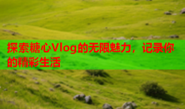 探索糖心Vlog的无限魅力，记录你的精彩生活
