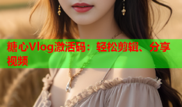 糖心Vlog激活码：轻松剪辑、分享视频