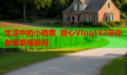 生活中的小确幸 糖心Vlog182带你发现幸福瞬间