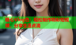糖心Vlog色：轻松制作精彩短视频，分享生活点滴