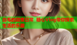 白毛的甜蜜日常 糖心Vlog带你探索生活的乐趣