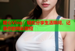 糖心Vlog：轻松分享生活瞬间，记录你的精彩旅程
