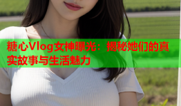 糖心Vlog女神曝光：揭秘她们的真实故事与生活魅力