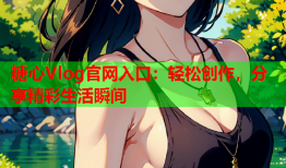 糖心Vlog官网入口：轻松创作，分享精彩生活瞬间