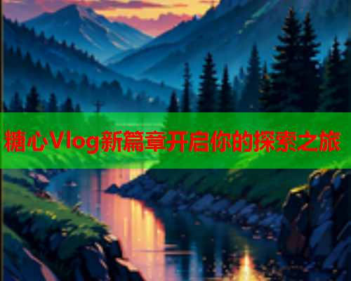 糖心Vlog新篇章开启你的探索之旅