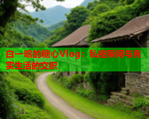 白一晗的糖心Vlog：私密瞬间与真实生活的交织