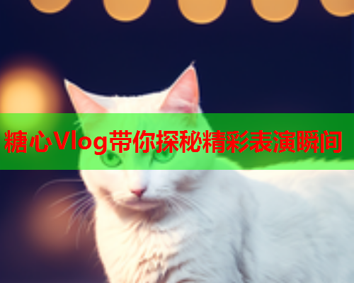 糖心Vlog带你探秘精彩表演瞬间