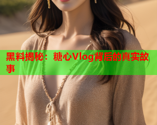 黑料揭秘：糖心Vlog背后的真实故事
