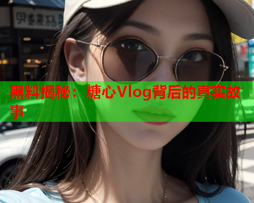 黑料揭秘：糖心Vlog背后的真实故事