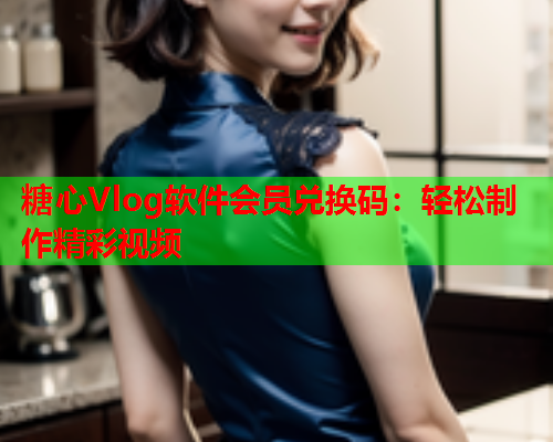 糖心Vlog软件会员兑换码：轻松制作精彩视频