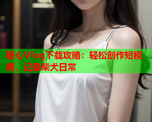 糖心Vlog下载攻略：轻松创作短视频，记录柴犬日常