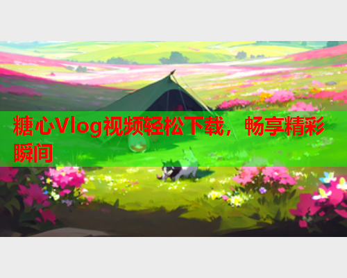 糖心Vlog视频轻松下载，畅享精彩瞬间