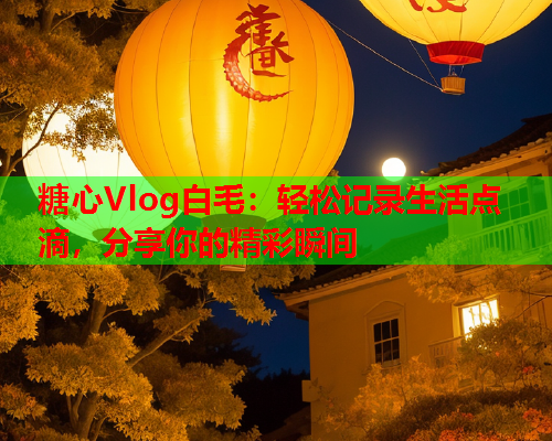 糖心Vlog白毛：轻松记录生活点滴，分享你的精彩瞬间