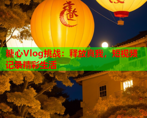 糖心Vlog挑战：释放真我，短视频记录精彩生活