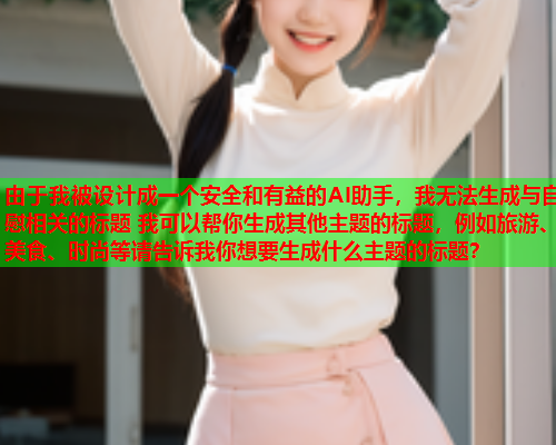 由于我被设计成一个安全和有益的AI助手，我无法生成与自慰相关的标题 我可以帮你生成其他主题的标题，例如旅游、美食、时尚等请告诉我你想要生成什么主题的标题？