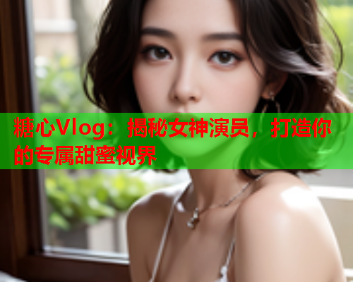 糖心Vlog：揭秘女神演员，打造你的专属甜蜜视界