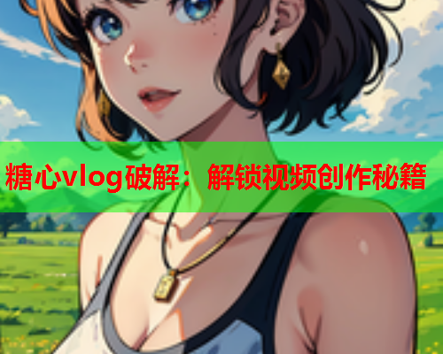 糖心vlog破解：解锁视频创作秘籍
